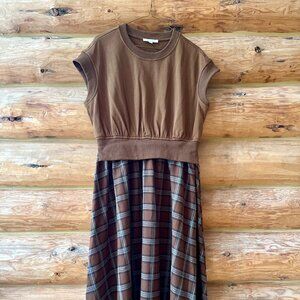 Zoe and Claire Plaid Dress